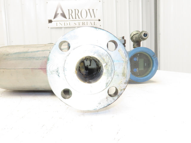 Micro Motion F200S341CCAAEZZZZ Mass Flow Sensor 1.5" *Ink Residue Needs Cleaned*