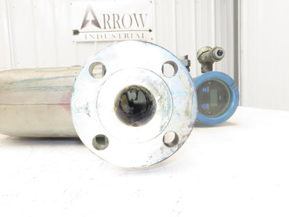 Micro Motion F200S341CCAAEZZZZ Mass Flow Sensor 1.5" *Ink Residue Needs Cleaned*