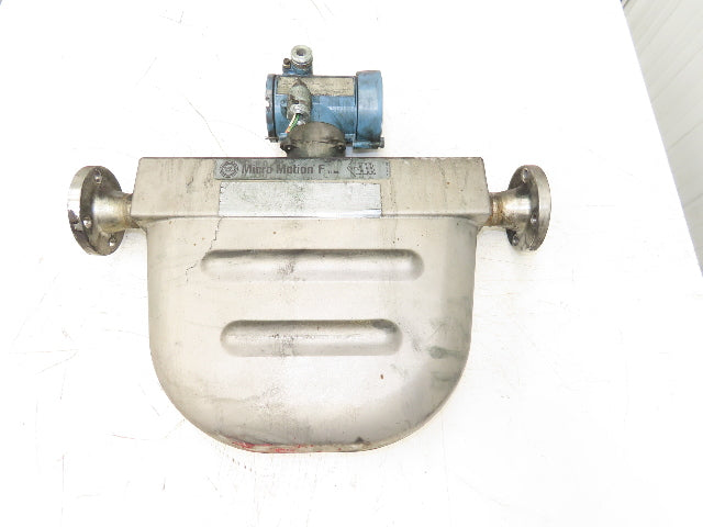 Micro Motion F200S341CCAAEZZZZ Mass Flow Sensor 1.5" *Ink Residue Needs Cleaned*