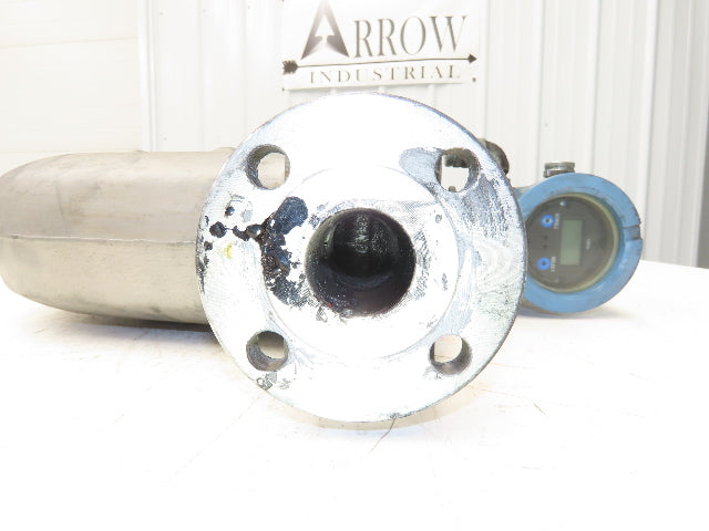 Micro Motion F200S341CCAAEZZZZ Mass Flow Sensor 1.5" *Ink Residue Needs Cleaned*