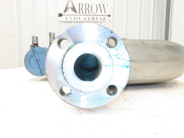 Micro Motion F200S341CCAAEZZZZ Mass Flow Sensor 1.5" *Ink Residue Needs Cleaned*