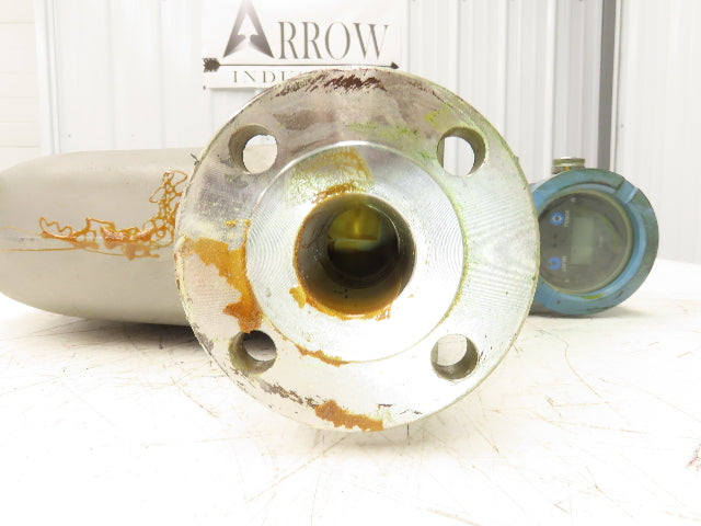 Micro Motion F200S341CCAAEZZZZ Mass Flow Sensor 1.5" *Ink Residue Needs Cleaned*