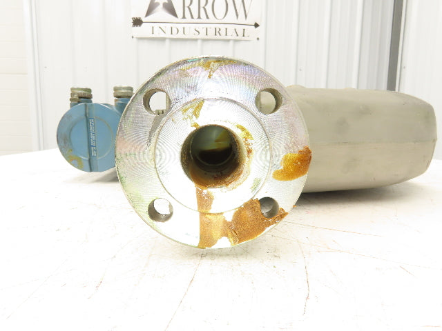 Micro Motion F200S341CCAAEZZZZ Mass Flow Sensor 1.5" *Ink Residue Needs Cleaned*