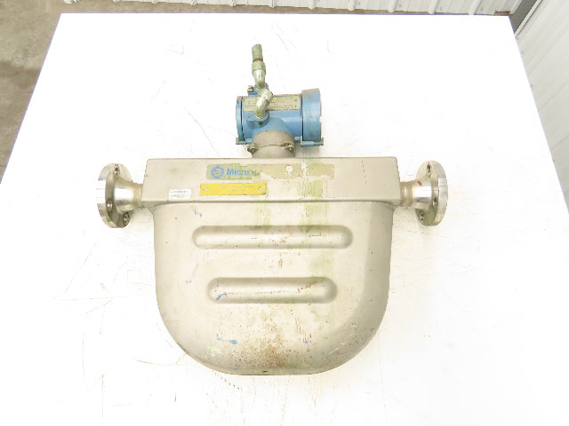 Micro Motion F200S341CCAAEZZZZ Mass Flow Sensor 1.5" *Ink Residue Needs Cleaned*