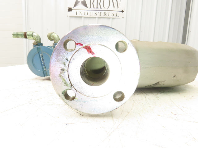 Micro Motion F200S341CCAAEZZZZ Mass Flow Sensor 1.5" *Ink Residue Needs Cleaned*