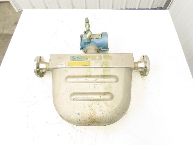 Micro Motion F200S341CCAAEZZZZ Mass Flow Sensor 1.5" *Ink Residue Needs Cleaned*