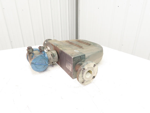 Micro Motion F200S341CCAAEZZZZ Mass Flow Sensor 1.5" *Ink Residue Needs Cleaned*