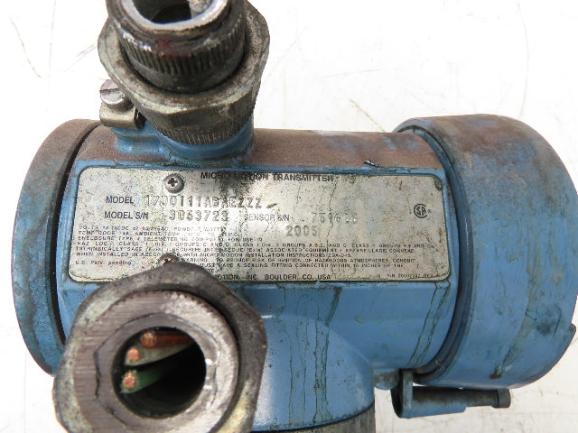 Micro Motion F200S341CCAAEZZZZ Mass Flow Sensor 1.5" *Ink Residue Needs Cleaned*