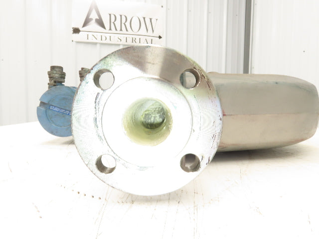 Micro Motion F200S341CCAAEZZZZ Mass Flow Sensor 1.5" *Ink Residue Needs Cleaned*