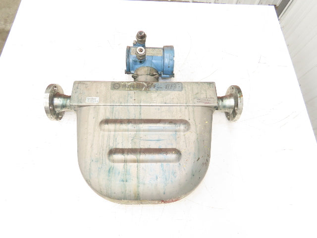 Micro Motion F200S341CCAAEZZZZ Mass Flow Sensor 1.5" *Ink Residue Needs Cleaned*