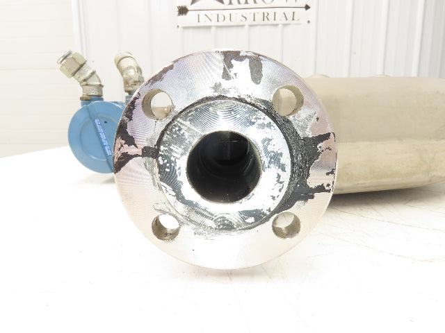 Micro Motion F200S341CCAAEZZZZ Mass Flow Sensor 1.5" *Ink Residue Needs Cleaned*