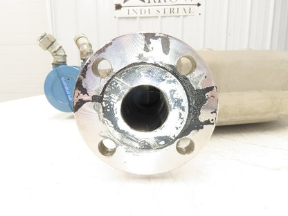 Micro Motion F200S341CCAAEZZZZ Mass Flow Sensor 1.5" *Ink Residue Needs Cleaned*