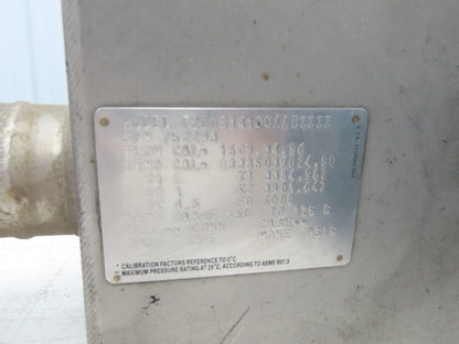 Micro Motion F200S341CCAAEZZZZ Mass Flow Sensor 1.5" *Ink Residue Needs Cleaned*