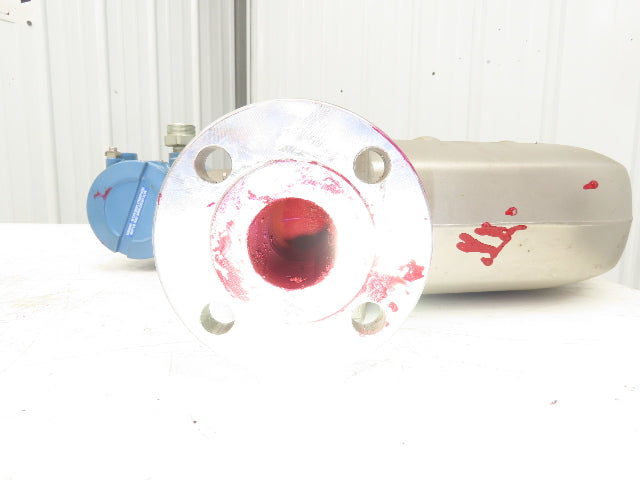 Micro Motion F200S341CCAAEZZZZ Mass Flow Sensor 1.5" *Ink Residue Needs Cleaned*