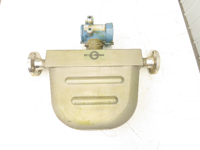 Micro Motion F200S341CCAAEZZZZ Mass Flow Sensor 1.5" *Ink Residue Needs Cleaned*