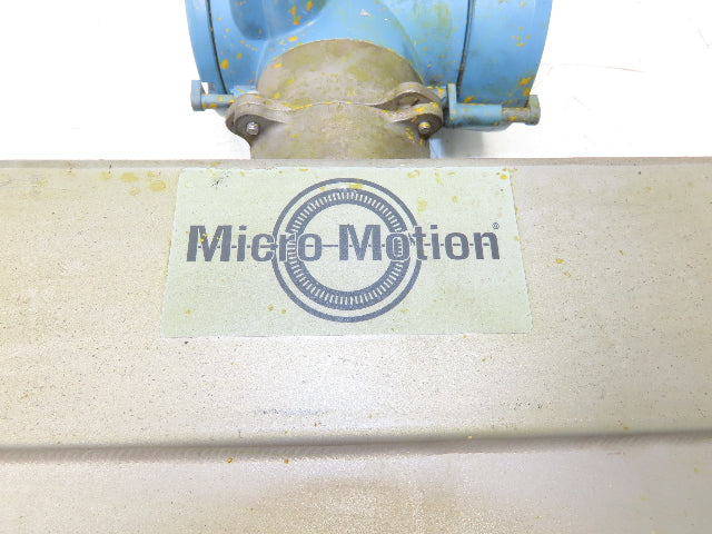 Micro Motion F200S341CCAAEZZZZ Mass Flow Sensor 1.5" *Ink Residue Needs Cleaned*