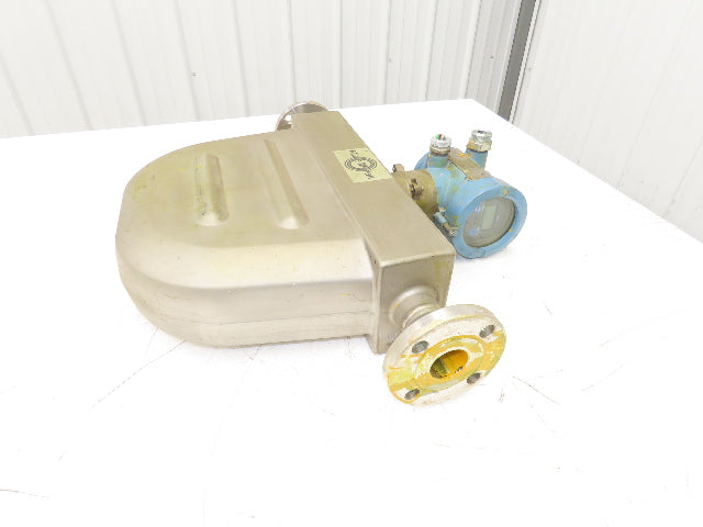 Micro Motion F200S341CCAAEZZZZ Mass Flow Sensor 1.5" *Ink Residue Needs Cleaned*