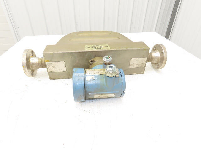 Micro Motion F200S341CCAAEZZZZ Mass Flow Sensor 1.5" *Ink Residue Needs Cleaned*
