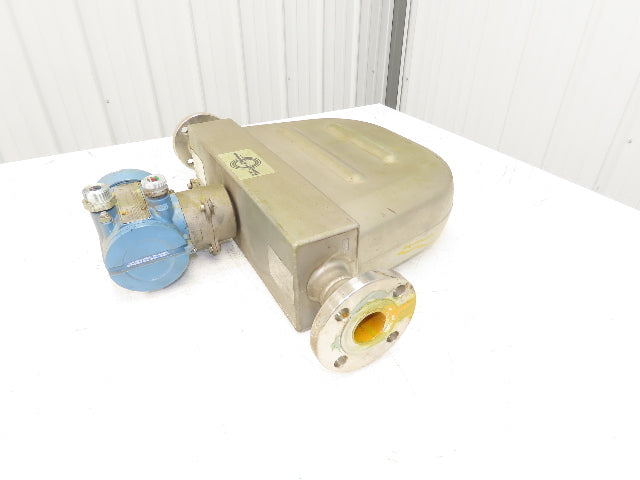 Micro Motion F200S341CCAAEZZZZ Mass Flow Sensor 1.5" *Ink Residue Needs Cleaned*