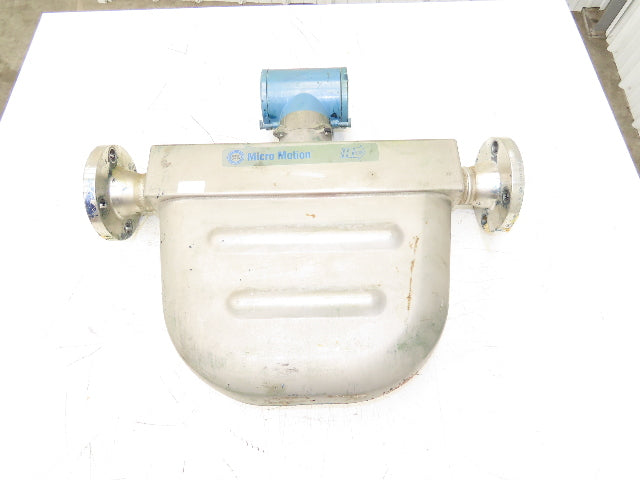 Micro Motion R200S418NCAAEZZZZ Mass Flow Sensor 2" *Ink Residue Needs Cleaned*