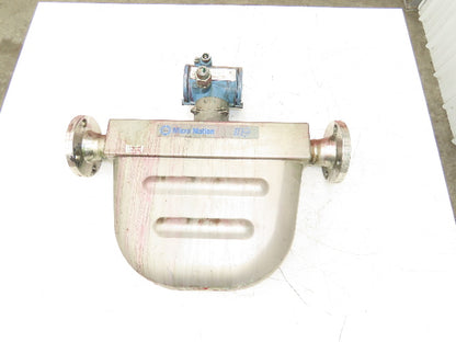 Micro Motion R200S418NCAAEZZZZ Mass Flow Sensor 2" *Ink Residue Needs Cleaned*