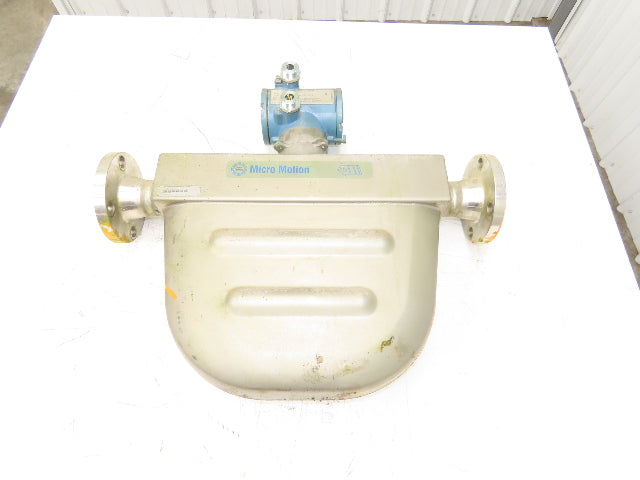 Micro Motion R200S418NCAAEZZZZ Mass Flow Sensor 2" *Ink Residue Needs Cleaned*