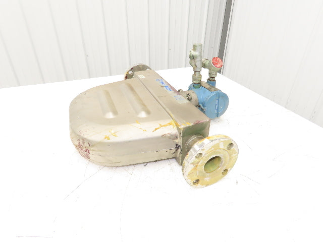 Micro Motion R200S418NCAAEZZZZ Mass Flow Sensor 2" *Ink Residue Needs Cleaned*