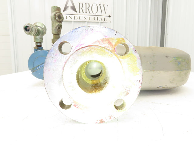 Micro Motion R200S418NCAAEZZZZ Mass Flow Sensor 2" *Ink Residue Needs Cleaned*