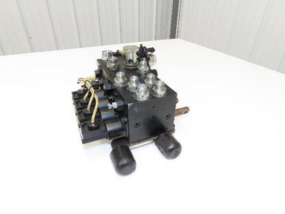 Linde L0009443761 Hydraulic 4-Lever Spool Valve Forklift Mast Control Off E32CL
