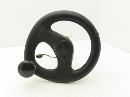 Linde 12855421000 Forklift Steering Wheel & Column W/Horn Removed From E32CL