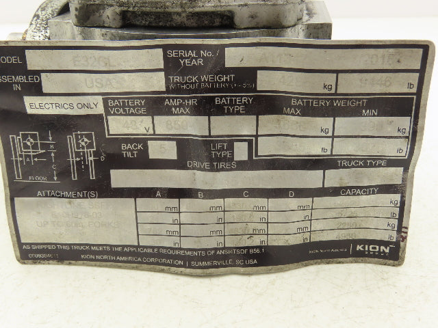 Linde 000 981 04 60 Forklift Hydraulic Gear Pump Removed From E32CL