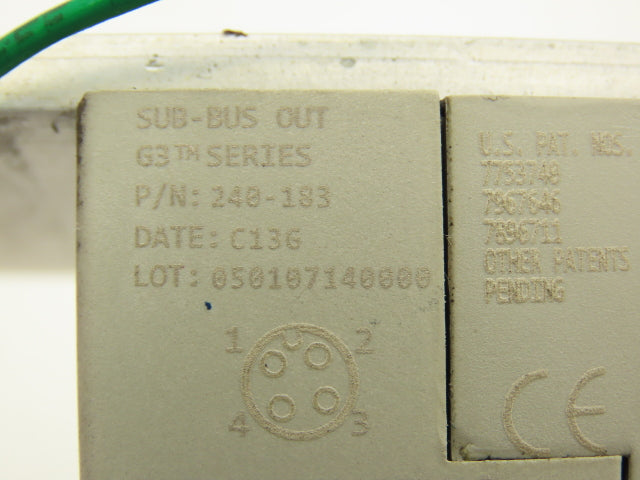Numatics 051BB400M000061 10-Station Solenoid Valve Manifold G3 Ethernet IP 24V