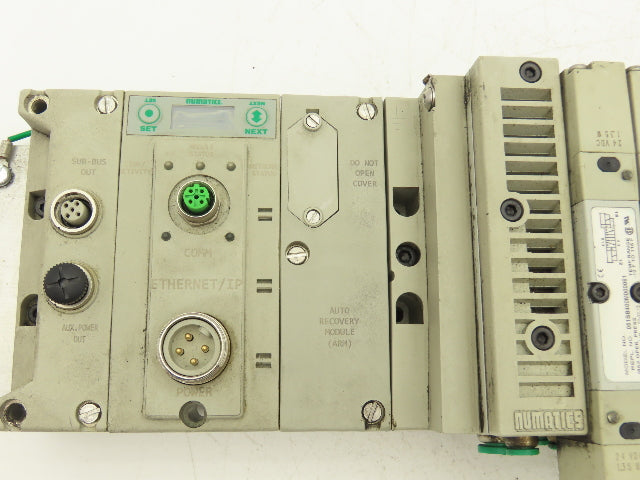 Numatics 051BB400M000061 10-Station Solenoid Valve Manifold G3 Ethernet IP 24V