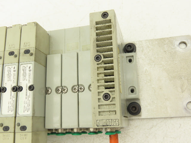 Numatics 051BB400M000061 10-Station Solenoid Valve Manifold G3 Ethernet IP 24V
