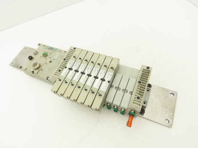 Numatics 051BB400M000061 10-Station Solenoid Valve Manifold G3 Ethernet IP 24V