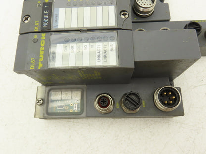 Turck GW-EN 4AI-V/I 16DI-P BL67 Digital Input Output Base Station BL67-B-1M23-19