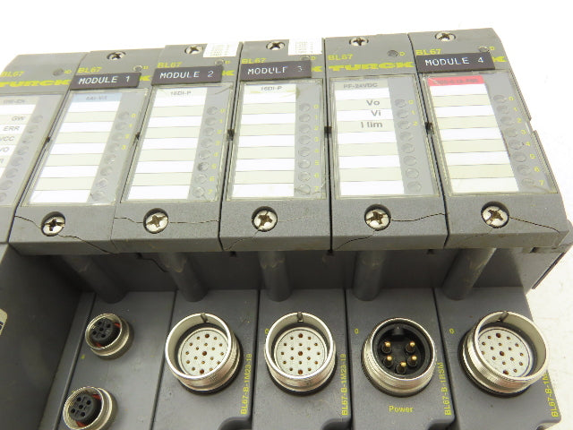 Turck GW-EN 4AI-V/I 16DI-P BL67 Digital Input Output Base Station BL67-B-1M23-19