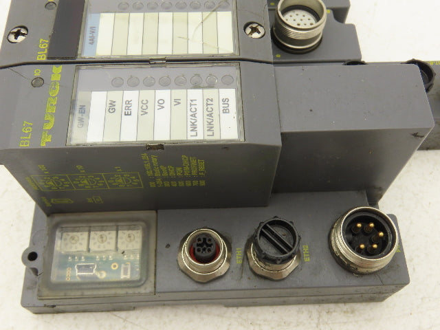 Turck GW-EN 4AI-V/I 16DI-P BL67 Digital Input Output Base Station 24V Power