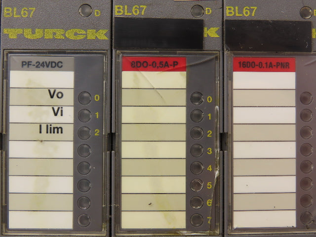 Turck GW-EN 4AI-V/I 16DI-P BL67 Digital Input Output Base Station 24V Power