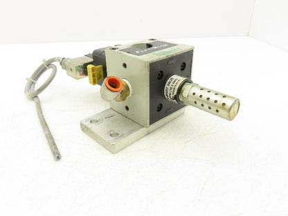 Numatics S32C-04BKLM FlexiBlok Pneumatic Soft Start Exhaust Valve 24VDC Solenoid