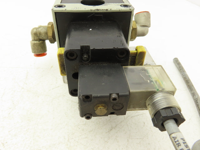 Numatics S32C-04BKLM FlexiBlok Pneumatic Soft Start Exhaust Valve 24VDC Solenoid