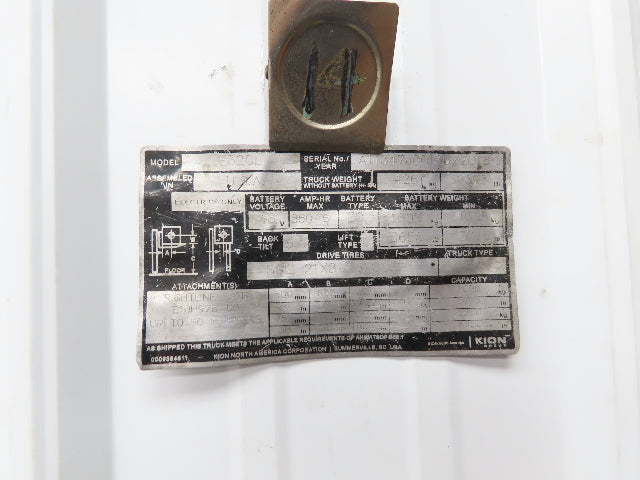 Linde E32CL Forklift Dash Plastic Shroud Cover With Switch