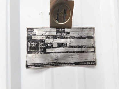 Linde E32CL Forklift Dash Plastic Shroud Cover With Switch