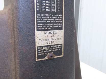 Wilson Rockwell Model 4 JR Hardness Tester Metal Testing Zerominder
