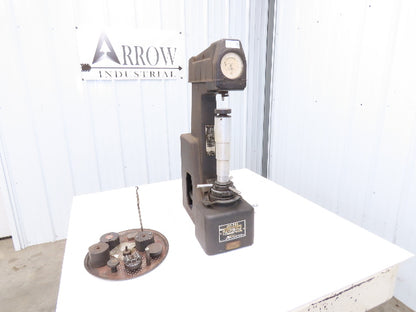 Wilson Rockwell Model 4 JR Hardness Tester Metal Testing Zerominder