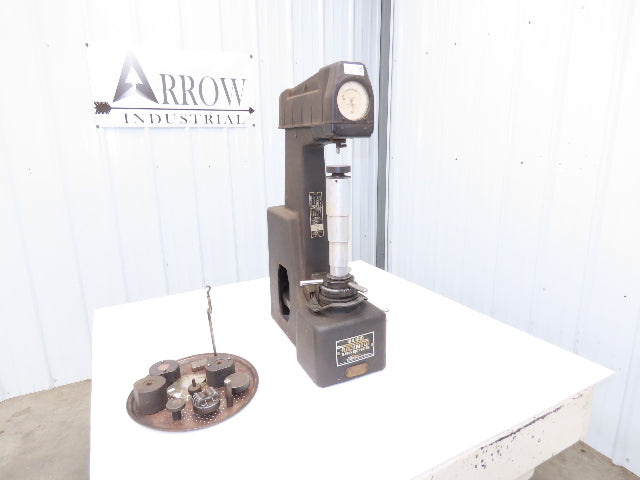 Wilson Rockwell Model 4 JR Hardness Tester Metal Testing Zerominder