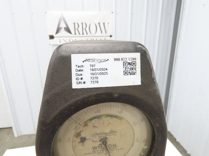 Wilson Rockwell Model 4 JR Hardness Tester Metal Testing Zerominder
