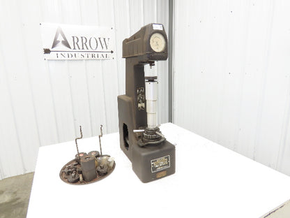 Wilson Rockwell Model 4 JR Hardness Tester Metal Testing Zerominder
