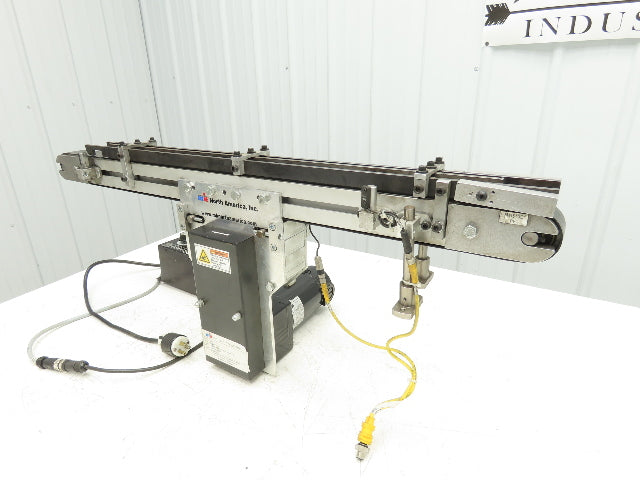 MK North America GUF-P 2000 50mm x 900mm Belt Conveyor 115V Variable Speed Drive