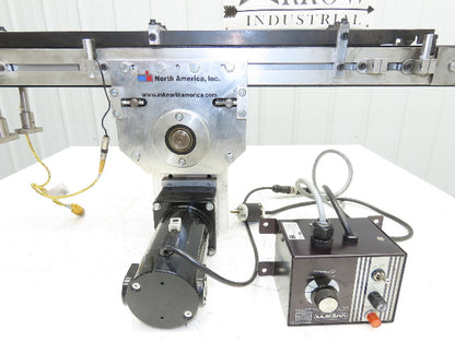 MK North America GUF-P 2000 50mm x 900mm Belt Conveyor 115V Variable Speed Drive